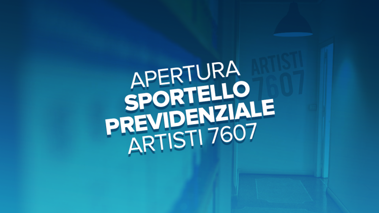 Apertura Sportello Previdenziale Artisti 7607