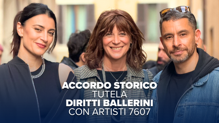 Accordo Storico Tutela Diritti Ballerini Con Artisti 7607 B